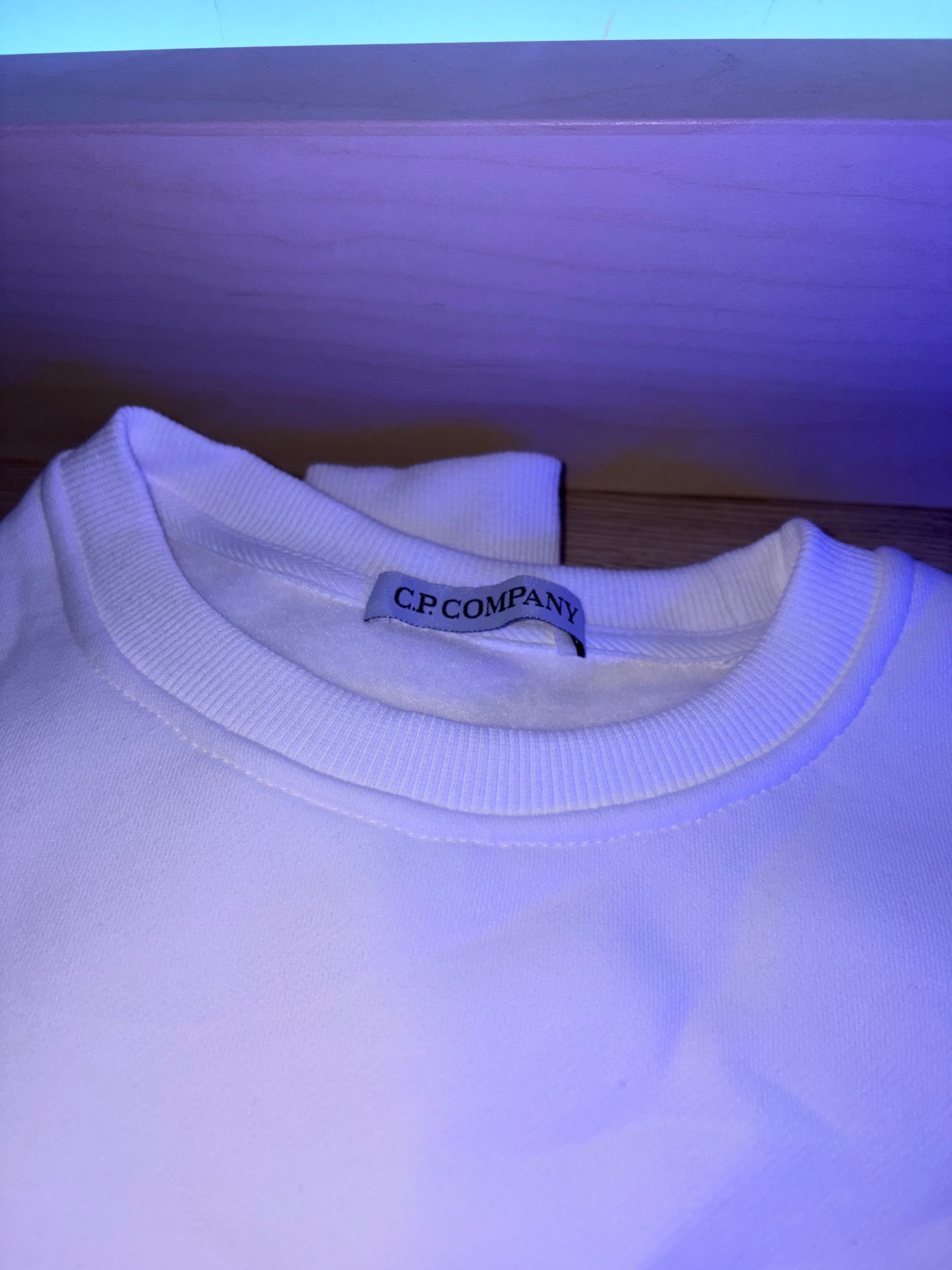 C.P. Comp. White Hoodie